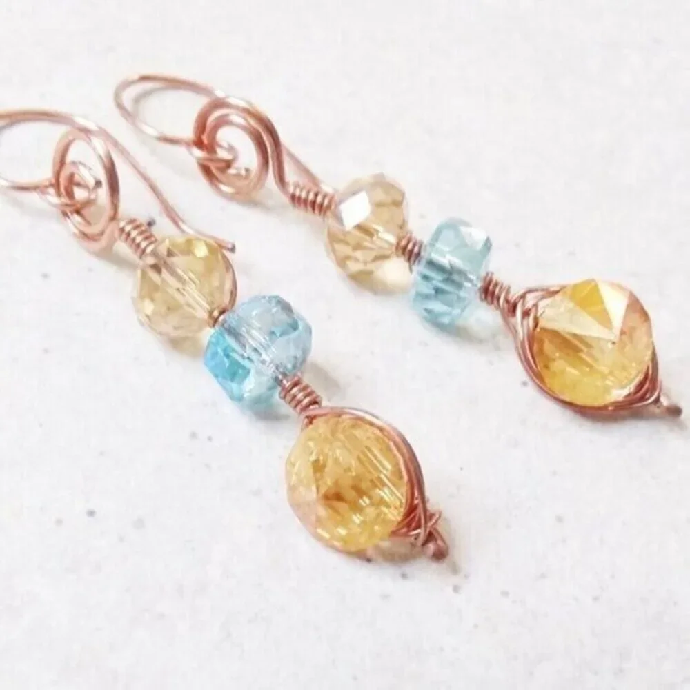 Sexy Flashy Glam Dangle Earrings - Unique & One-of-a-kind! Casual Day to Night!